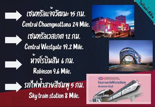 ขายที่ดินติดแม่น้ำเจ้าพระยา ติดถนนชัยพฤกษ์ ตำบลคลองพระอุดม จังหวัดนนทบุรี